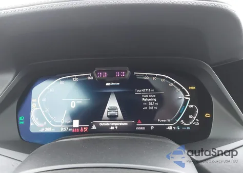 2021 BMW X5 Phev xDrive45E из США, поврежденный, VIN 5UXTA6C02M9F86597